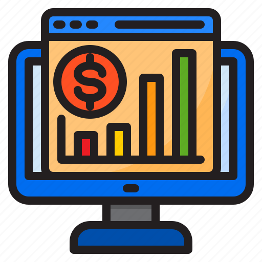 Money, financial, bar, graph, business, report icon - Download on Iconfinder