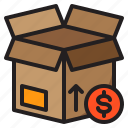 product, money, financial, business, box