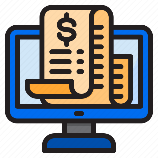 Receipt, bill, money, financial, business icon - Download on Iconfinder