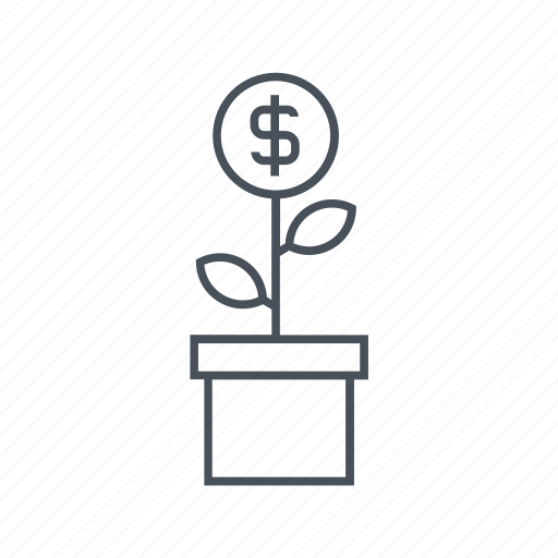 Earn, grow, growth, money, plant, rich, wealth icon - Download on Iconfinder