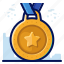 award, medal, reward, star 