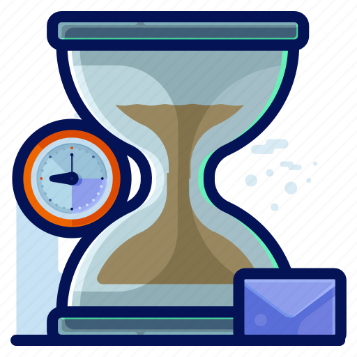 Business, deadline, hourglass, message, time, timer icon - Download on Iconfinder