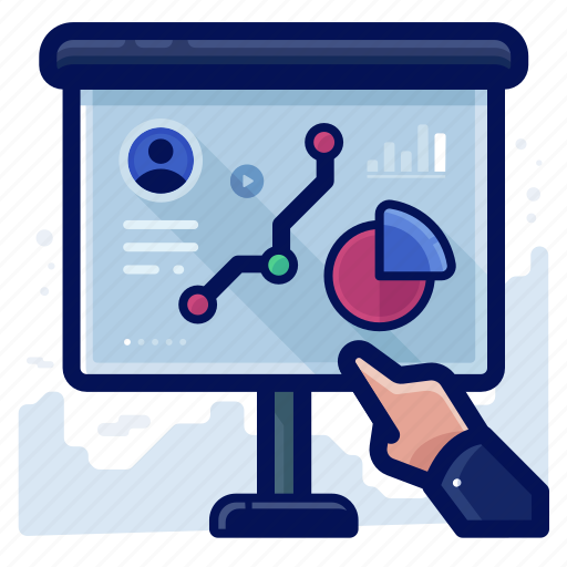 Analytics, business, chart, present, presentation, statistics icon - Download on Iconfinder
