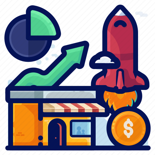 Analytics, money, relaunch, statistics, store icon - Download on Iconfinder