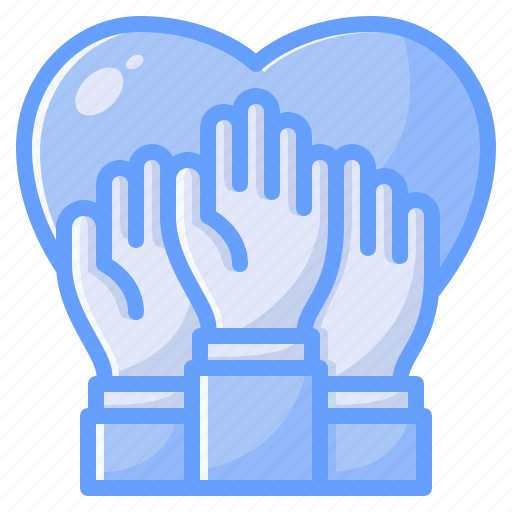 Volunteer, donation, help, charity, team, support, care icon - Download on Iconfinder
