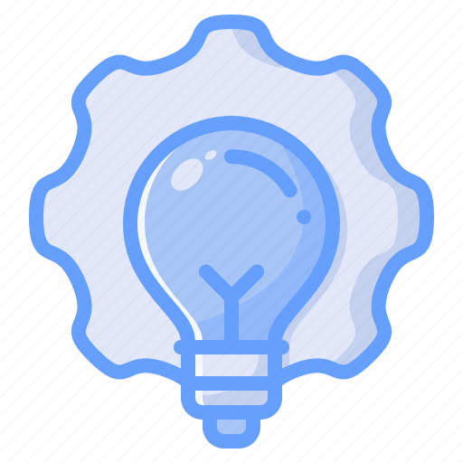 Innovation, creative, idea, bulb, solution, gear icon - Download on Iconfinder