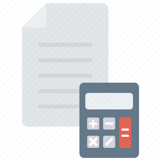 Accounting, calculation, document, sheet, tax icon - Download on Iconfinder