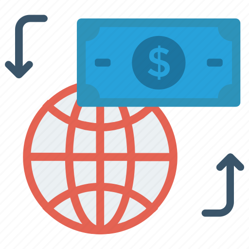 Cash, dollar, global, transfer, world icon - Download on Iconfinder