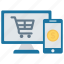 cart, devices, ecommerce, online, shopping 