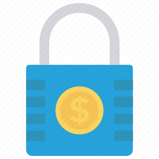 Dollar, lock, padlock, protection, secure icon - Download on Iconfinder