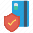 card, credit, payment, secure, shield