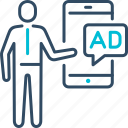 ad, advertisement, marketing, mobile, smartphone