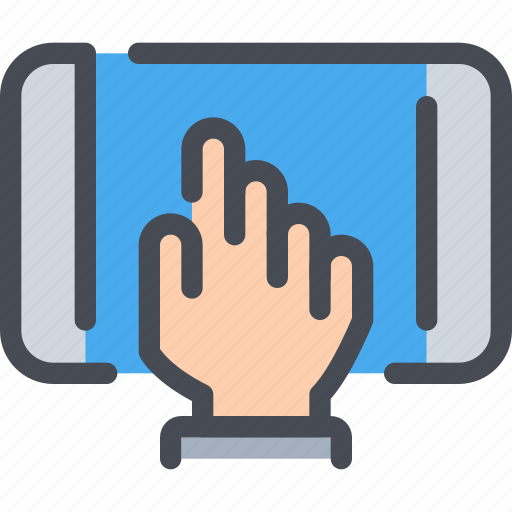 Click, hand, mobile, smartphone icon - Download on Iconfinder