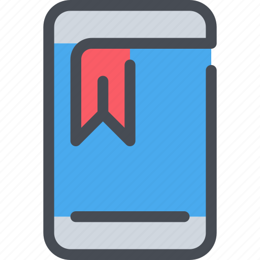 Bookmark, education, mobile, seo, smartphone icon - Download on Iconfinder