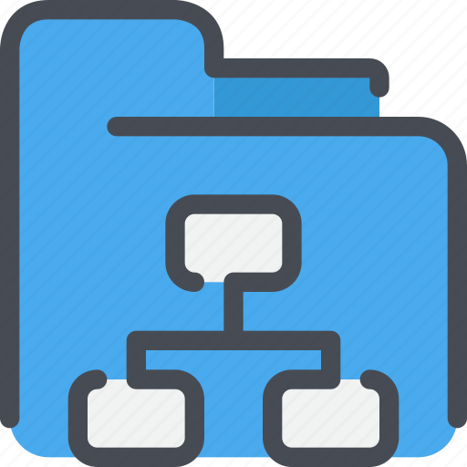 Business, file, folder, network, plan, planning icon - Download on Iconfinder