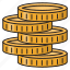 coins, currency, finance, money, saving 