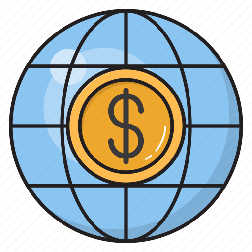 Dollar, global, online, pay, world icon - Download on Iconfinder