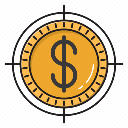 Currency, dollar, focus, money, target icon - Download on Iconfinder