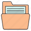 archive, document, files, folder, storage 