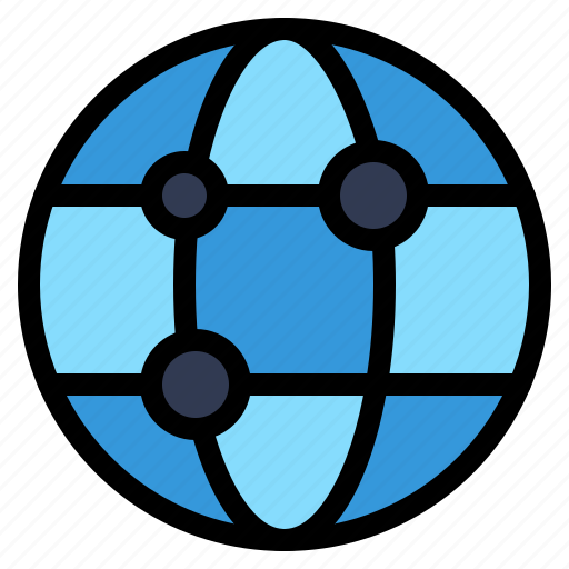 Business, global, network, technology icon - Download on Iconfinder