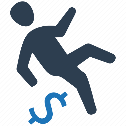 Business, businessman, failure, falling icon - Download on Iconfinder