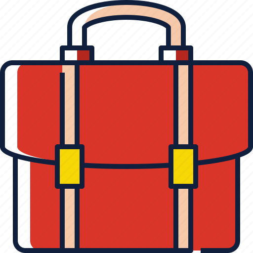 Suitcase, business suitcase, briefcase, portfolio, office bag, financial, brifcase icon - Download on Iconfinder