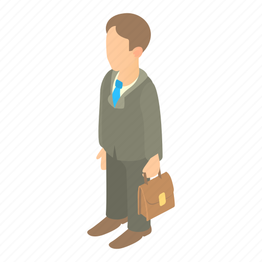 Briefcase, business, businessman, cartoon, male, man, person icon - Download on Iconfinder