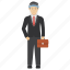 briefcase, businessman, client, employee, worker, face shield, face visor 