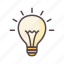 bulb, business, idea, solution 