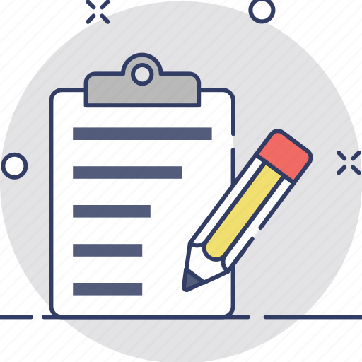 Agenda list, clipboard, document, notes, paperwork icon - Download on Iconfinder