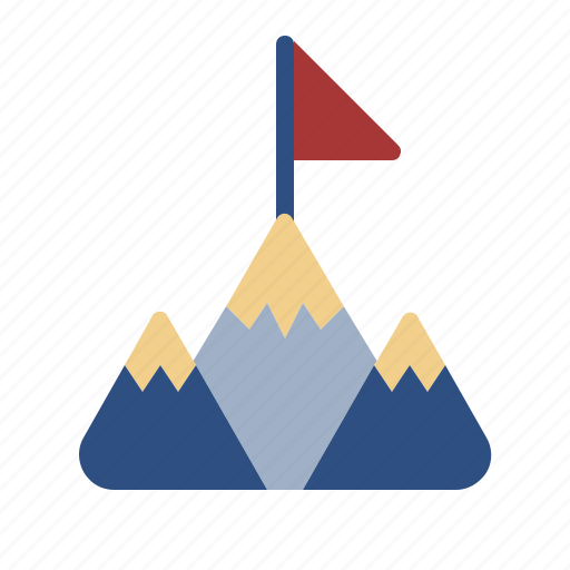 Target, mountains, mission, business, goal, vision icon - Download on Iconfinder