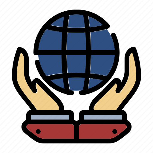 Global, earth, world, business, international, hands icon - Download on Iconfinder