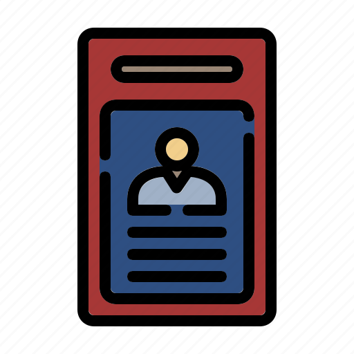Profile, business, membership, identification, id, card icon - Download on Iconfinder