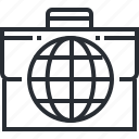 business, ebusiness, global, internet, network, pixel icon, thin line