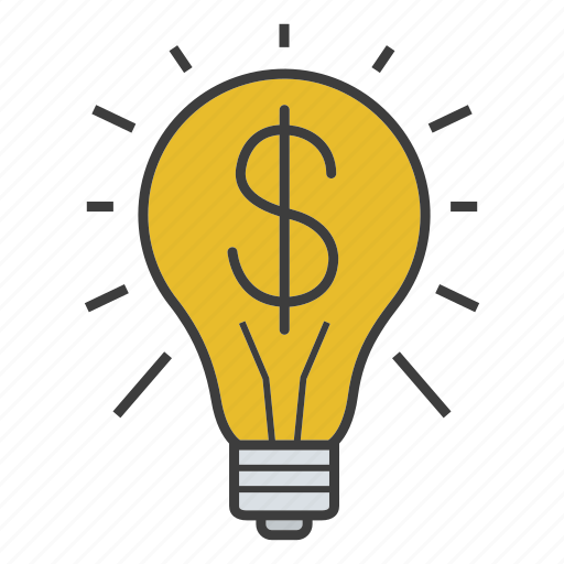 Business idea, dollar, innovation, investment, light bulb, money, solution icon - Download on Iconfinder