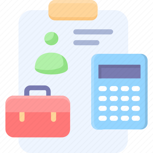 Briefcase, counting, curriculum, cv, portfolio, profile, resume icon - Download on Iconfinder