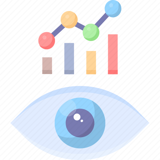 Analytics, eye, graph, marketing, predictive, view, vision icon - Download on Iconfinder