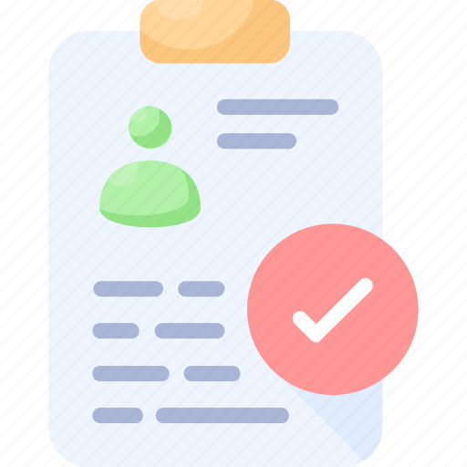 Applicant, approve, candidate, contract, cv, employee, resume icon - Download on Iconfinder