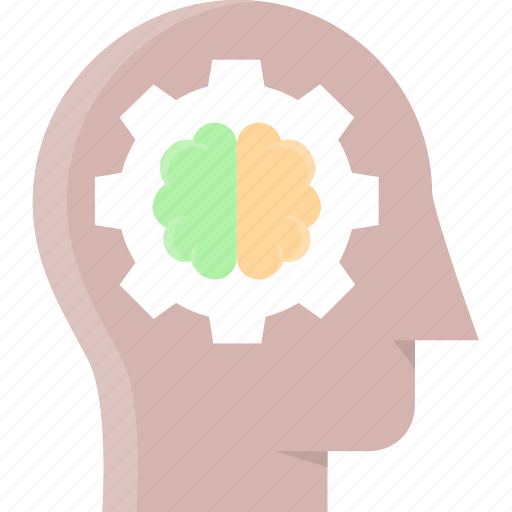 Brain, brainstorming, cog, head, literal, rational, thinking icon - Download on Iconfinder