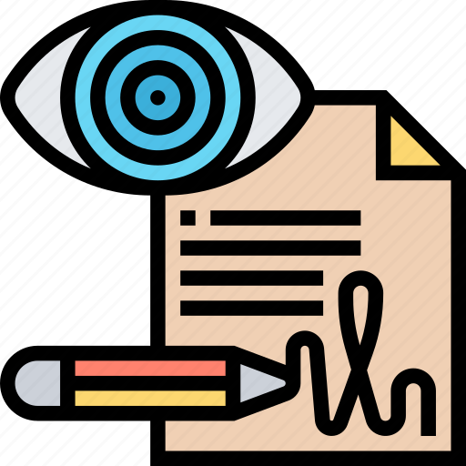 Forged, signature, detection, hypnotize, vision icon - Download on Iconfinder