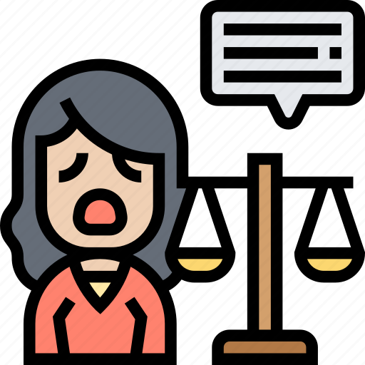 Testimony, witness, statement, courtroom, justice icon - Download on Iconfinder