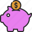 money, savings, save, cash, piggybank 