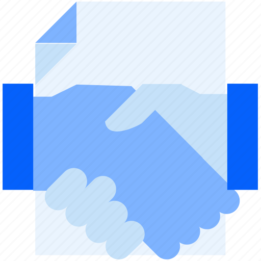 Contract, agreement, handshake, partnership, document, office icon - Download on Iconfinder