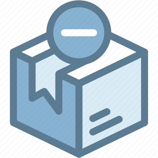 Box, box pack, business, cardboard packaging, delivery, logistics, package delete icon - Download on Iconfinder
