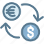 business, currency exchange rates, dollar, euro, exchange, logistics, money 