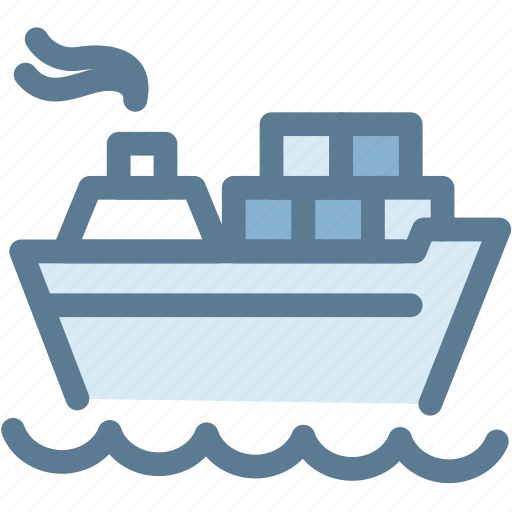 Boat, business, container, logistic, logistics, ship, transportation icon - Download on Iconfinder