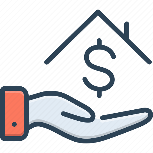 Borrower, bribery, house, installment, investment, lender, loan money icon - Download on Iconfinder