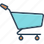 basket, cart, delivery, ecommerce, purchase, shopping, trolley 