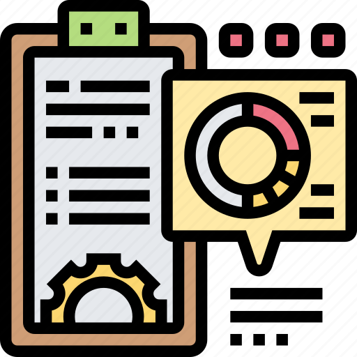 Annual, graph, business, report, document icon - Download on Iconfinder