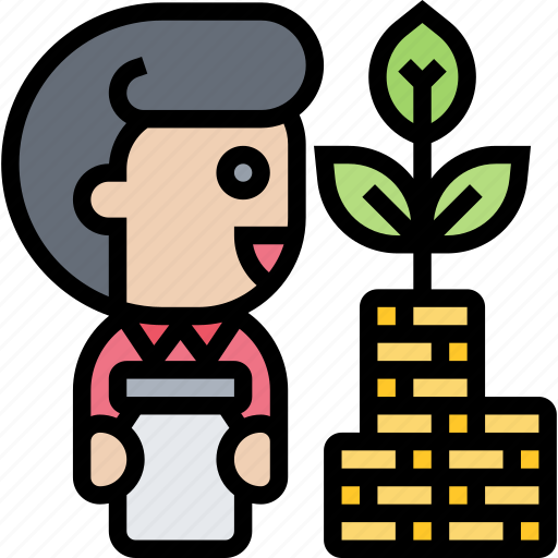 Funding, profit, growth, investor, revenue icon - Download on Iconfinder
